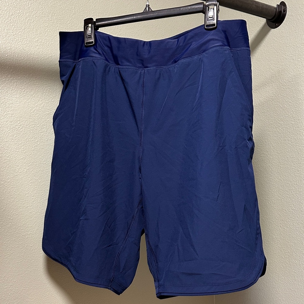 Lands' End Women's Navy Swim short or board short with built in panty